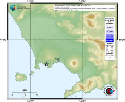 Mappa comuni con almeno 3 questionari