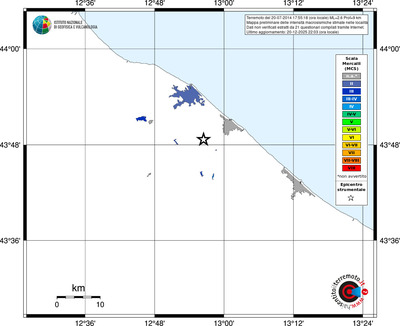 Mappa MCS - territori località