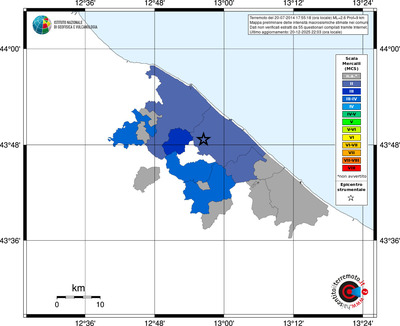 Mappa MCS - territori comuni