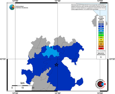 Mappa EMS - territori comuni