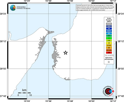 Mappa EMS - territori località