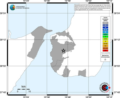 Mappa EMS - territori comuni