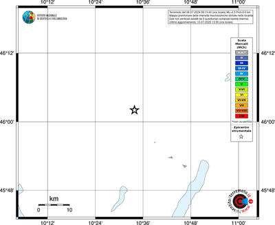 Mappa MCS - territori delle località
