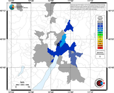 Mappa MCS - territori comunali