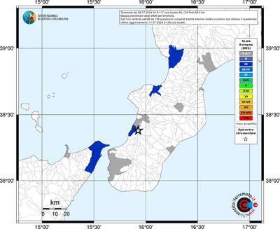 Mappa EMS riferita ai limiti comunali