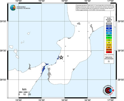 Mappa EMS - territori delle località