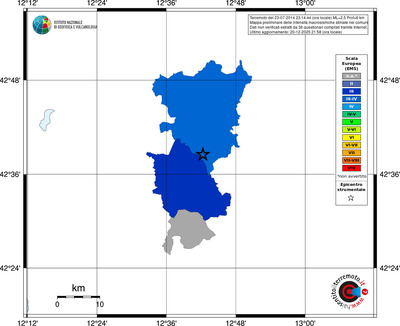 Mappa EMS - territori comuni