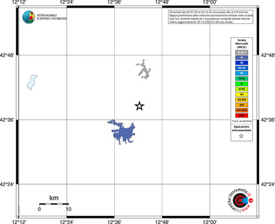 Mappa MCS - territori località