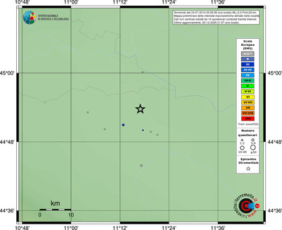 Mappa EMS - località