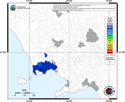 Mappa EMS riferita ai limiti comunali