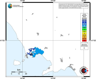 Mappa MCS - territori delle località