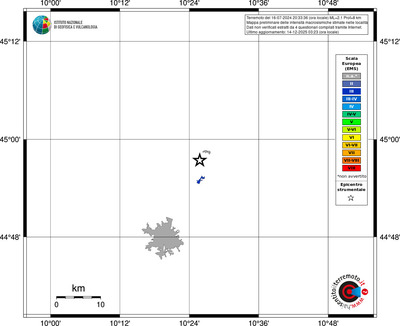 Mappa EMS - territori località