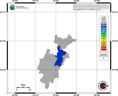 Mappa EMS - territori comuni
