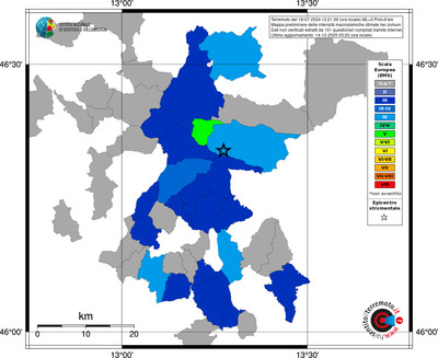 Mappa EMS - territori comuni