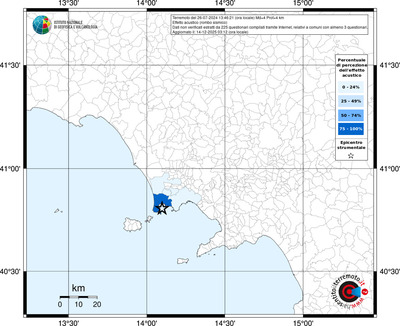 Mappa territorio comunale con almeno 3 questionari