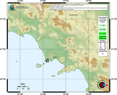 Mappa comuni con almeno 3 questionari