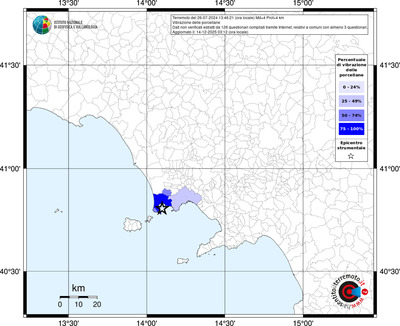 Mappa territorio comunale con almeno 3 questionari