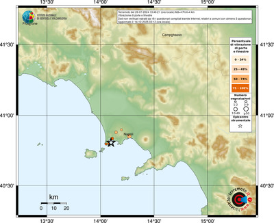 Mappa comuni con almeno 3 questionari