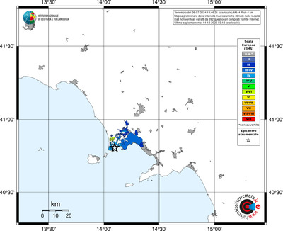 Mappa EMS - territori località