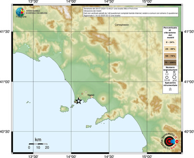Mappa comuni con almeno 3 questionari