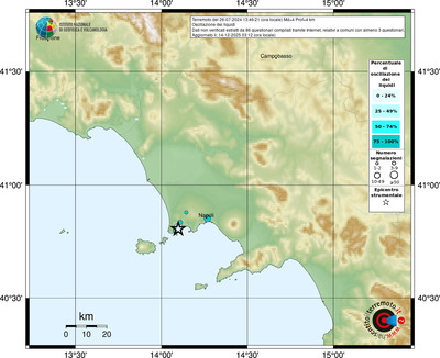 Mappa comuni con almeno 3 questionari