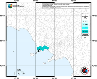 Mappa territorio comunale con almeno 3 questionari