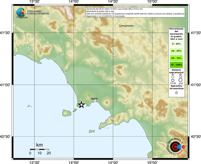 Mappa comuni con almeno 3 questionari