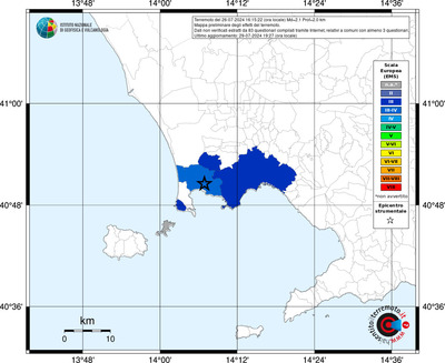 Mappa EMS riferita ai limiti comunali