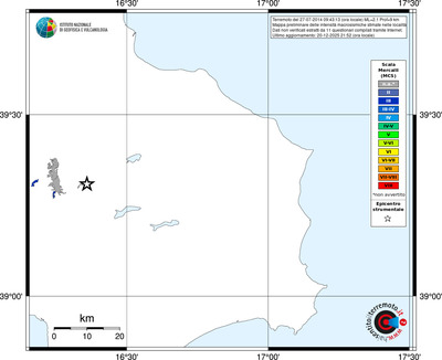 Mappa MCS - territori località
