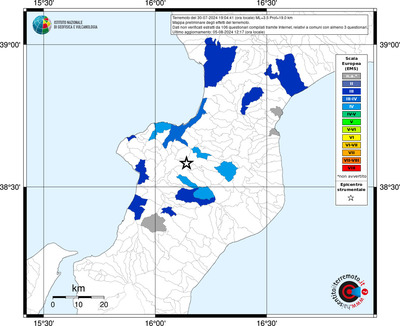 Mappa EMS riferita ai limiti comunali