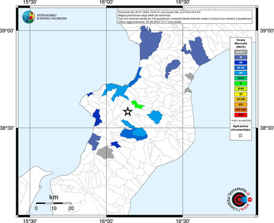 Mappa MCS riferita ai limiti comunali