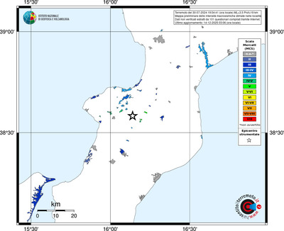Mappa MCS - territori località
