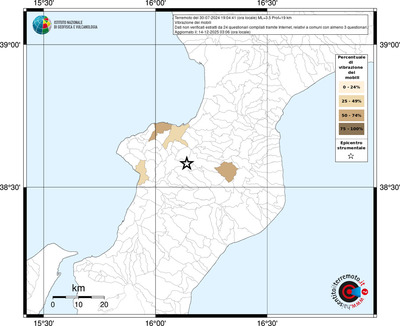 Mappa territorio comunale con almeno 3 questionari