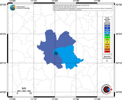 Mappa MCS riferita ai limiti comunali