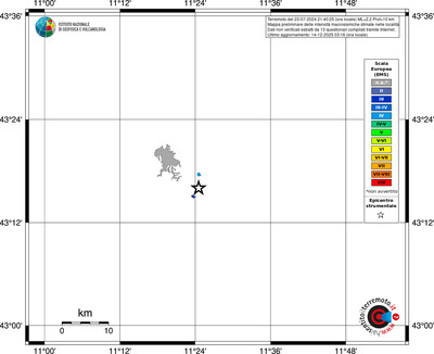 Mappa EMS - territori località