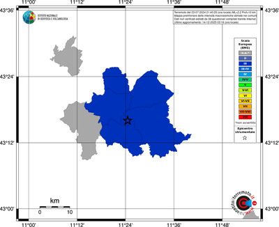 Mappa EMS - territori comuni