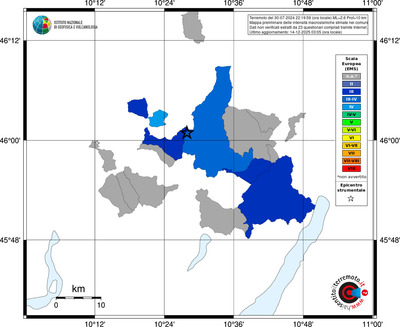 Mappa EMS - territori comuni