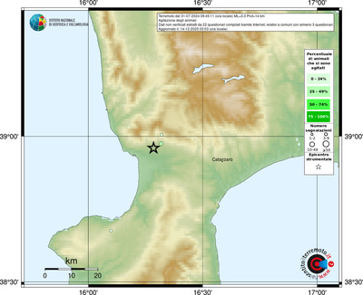 Mappa comuni con almeno 3 questionari