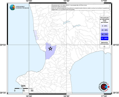 Mappa territorio comunale con almeno 3 questionari