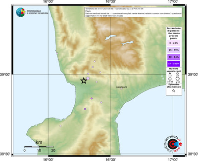 Mappa comuni con almeno 3 questionari