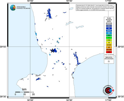 Mappa EMS - territori località