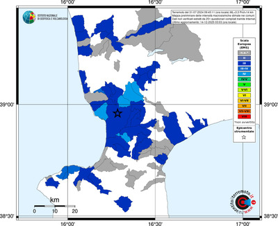 Mappa EMS - territori comuni