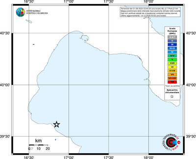 Mappa EMS - territori località