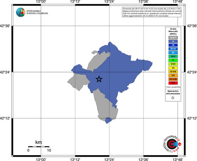 Mappa MCS - territori comuni