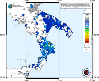 Mappa EMS - territori comuni