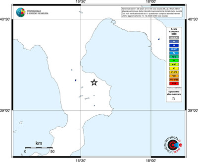Mappa EMS - territori località