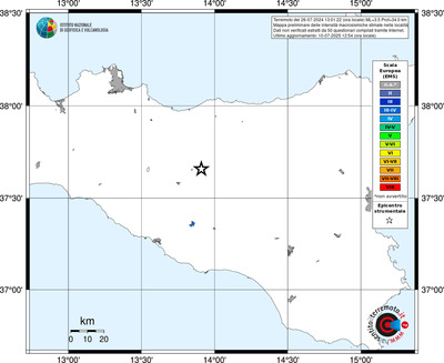 Mappa EMS - territori delle località