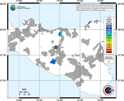 Mappa EMS - territori comuni