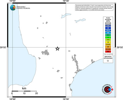 Mappa EMS - territori località