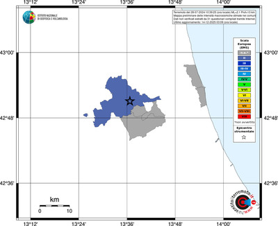 Mappa EMS - territori comuni
